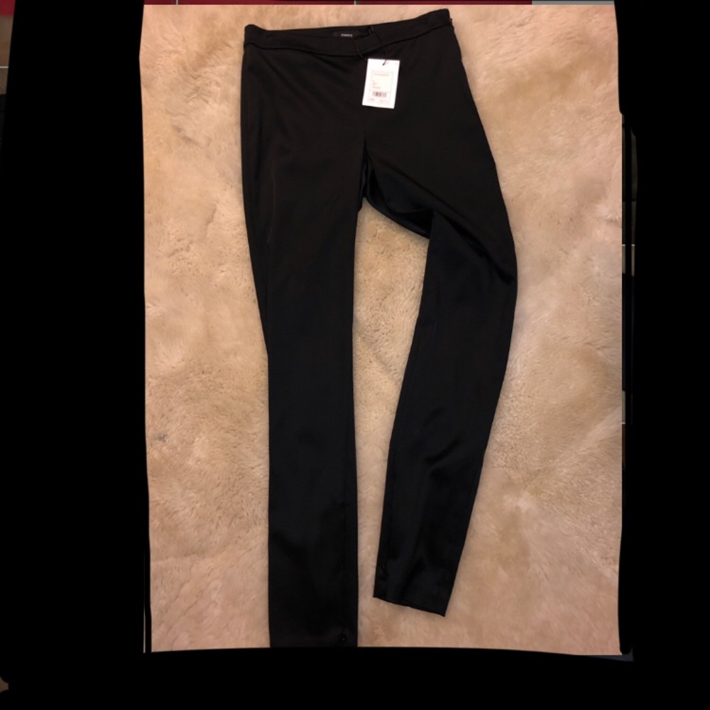 Theory high wasted black pants